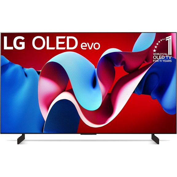 LG Téléviseur Intelligent OLED evo 4K de 42 Po / Processeur α9 AI 4K, Alexa Intégré / Taux de Rafraîchissement de 144 Hz / HDMI 2.1, WebOS 24 (2024 Model - OLED42C4PUA) – Boîte Ouverte