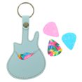 thumbnail image 4 of 1 Set Guitar Pick Pouch Portable Guitar Pick Case Acoustic Guitar Picks Storage Bag Keychain with Guitar Picks, 4 of 9