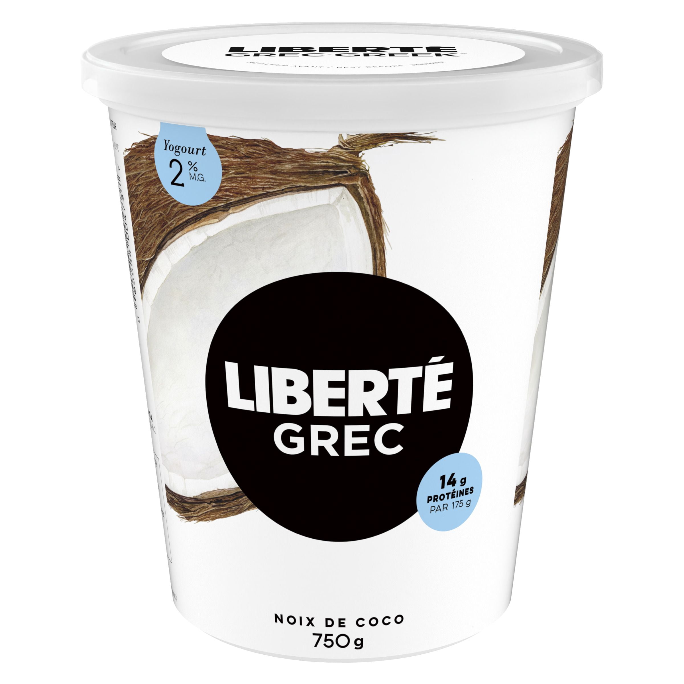 Liberte Grec Yogourt Noix De Coco, 750Gr