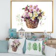 thumbnail image 3 of Designart Bouquet From Meadow Flowers In The Basket FLOAT FRAME WALL ART, 3 of 4