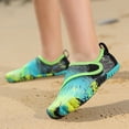 thumbnail image 2 of FhsagQ Chaussures d'Hiver Enfants Chaussures d'Hiver Pointure 4.5 Grand Enfant Enfants Confortables à Semelles Souples Chaussures de Plage pour Patauger Chaussures d'Extérieur Double Entraînement Physique Chaussures de Natation Chaussures pour Enfants Bottes Garçons Pointure 5 Vert Pointure 32, 2 of 7