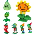 thumbnail image 4 of Bingirl Plants VS Zombies Building Blocks Cartoon Small Particles Assemble Building Bricks Decompression Toys For Kids Z71016, 4 of 9