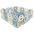 thumbnail image 1 of Patiojoy 14 Panel Baby Playpen Folding Kids' Safety Activity Center, 1 of 8