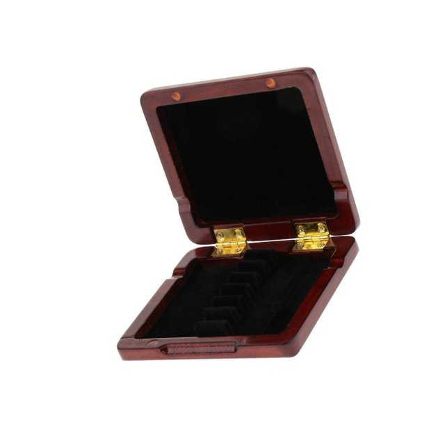 Wooden Oboe Reed Case Box for Reed Case Case Hold Hold Oboe 6pcs Oboe Reed Holder Strong Red