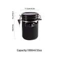 thumbnail image 3 of CUITING Coffee Canisters With Airtight Lids  Ceramic Containers With Lids  Cookie Jars With Lids Airtight Decorative-blue-650ml/23oz, 3 of 9