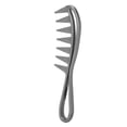 thumbnail image 3 of Wide Tooth Comb, Ergonomic Handle Hair Comb Anti-Static Smaller Friction  For Comb Hair For Barber Black,Gray, 3 of 8