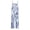Blue, variant on HJYCHN Womens Overalls Striped Casual Loose Fit Adjustable Strap Sleeveless Harem Wide Leg Bib Jumpsuit Jumpsuit Overalls for Women L