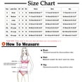 thumbnail image 2 of EGNMCR Bikini Set Women's Solid Color Swimsuit Fashion V Neck Lace Split Swimwear Set, 2 of 5