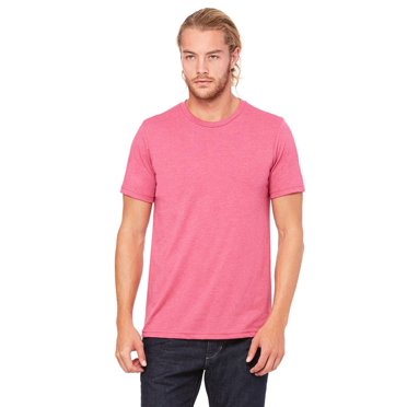 Product of Brand Bella + Canvas Unisex Jersey Short-Sleeve T-Shirt - HTHR Raspberry - M - (Instant Savings of 5% & More)