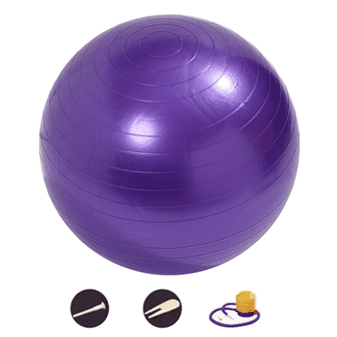 Exercise Ball and Yoga Ball ，for Workout Balance and Core Strength and Stability Ball with Pump