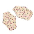 thumbnail image 1 of Serviettes de Période Réutilisables, Boutons-Pression Respirants en Tissu au Charbon de Bambou Lavables, Serviettes de Période Taille M à Imprimé Floral pour Femmes T18, 1 of 7