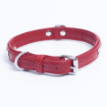 thumbnail image 3 of ROTTERDAM BONES Leather Dog Collar Single- Row Bones, 3 of 3