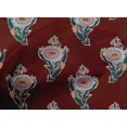 thumbnail image 4 of oneOone Cotton Poplin Fabric Leaves & Floral Block Print Fabric BTY 56 Inch Wide, 4 of 4