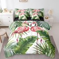 thumbnail image 1 of YST Wild Flamingo Bedding Comforter Set Tropical Theme 7-Piece Bed in a Bag, King, 1 of 4
