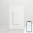 thumbnail image 3 of Mistaha Smart Home Tuya Wifi Light Switch with Backlight Control, Voice and App Remote Control, Timer Function, 2-Way Switch, US Standard White Color, 3 of 7