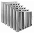 thumbnail image 1 of Efficient Grease Removal Commercial Range Hood Filter - 430 Stainless Steel, 6-Groove Baffle, 6 Pack, for Kitchen Exhaust and Microwave Replacement, 1 of 28