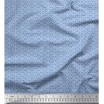 thumbnail image 1 of Soimoi Satin Silk Fabric Geometric Small Printed Craft Fabric by The Yard 42 Inch Wide, 1 of 3