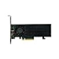 thumbnail image 3 of HighPoint SSD6202A - Storage controller (RAID) - M.2 - 2 Channel - M.2 NVMe Card - low profile - RAID RAID 0, 1, JBOD - PCIe 3.0 x8, 3 of 4