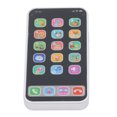thumbnail image 3 of Kids Cell Phone Toy, Baby Phone Toy Learning Simulation Portable Educational  For Birthday Gifts White,Black, 3 of 8