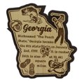 thumbnail image 5 of USA Georgia State Map Wooden Magnet Souvenir Fridge Magnet Gift, 5 of 5
