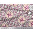 thumbnail image 2 of Soimoi Silk Fabric Floral & Damask Patchwork Decor Fabric Printed Yard 42 Inch Wide, 2 of 3