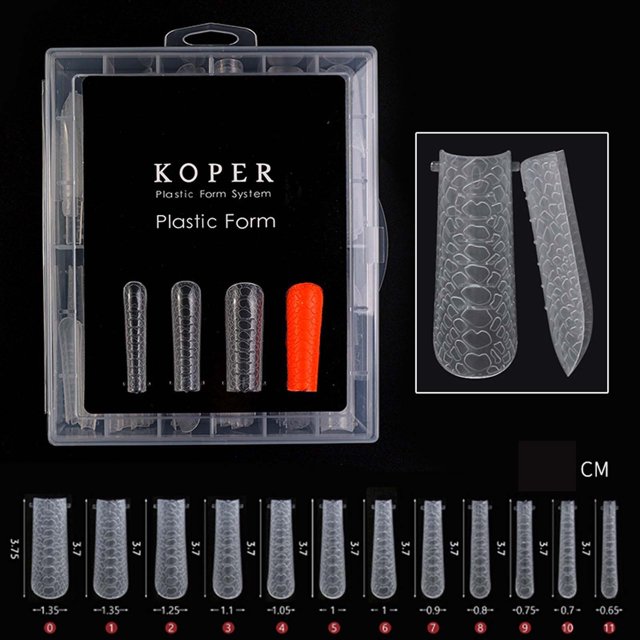 mtvxesu False nail 120pcs Snake Skin Pattern Full Cover False Nail Tips Gel Nail For Nail Extension Building Gel Nail Design Sale