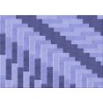 thumbnail image 1 of Ahgly Tapis Rectangulaire Lavable en Machine Intérieur Transitionnel Bleu Ardoise, 2 Pieds x 5 Pieds, 1 of 7