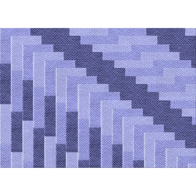 Ahgly Tapis Rectangulaire Lavable en Machine Intérieur Transitionnel Bleu Ardoise, 2 Pieds x 5 Pieds