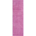 thumbnail image 1 of HomeRoots 353905 2 ft. 3 in. x 7 ft. 6 in. Runner Polyester Hot Pink Area Rug, 1 of 1