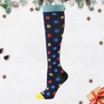 thumbnail image 2 of FhsagQ Socks Socks for Men Socks Plus Exercise Stress Socks Elastic Socks Running Skipping Compression Socks Stockings Jacquard Calf Socks Mens Socks Plus Size Push up Bra Light Purple S, 2 of 3