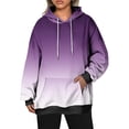 thumbnail image 2 of Besolor Oversized Sweatshirt for Women Fall Plus Size Long Sleeve Gradient Color Hoodies Baggy Clothes for Ladies, 2 of 7