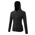 thumbnail image 3 of Women Full-zip Hooded Jackets Sport Hoodie Raglan Long Sleeves Pockets Workout Running Exercise Gym Track, 3 of 8