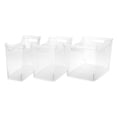 thumbnail image 4 of Sterilite Étagère Moyenne Rangement à Domicile Organisation Contenant en Plastique, Lot de 6, Transparent, 4 of 6