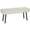 Cream White, variant on HOMCOM 39" End of Bed Bench, Upholstered Entryway Bench for Living Room