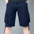 thumbnail image 3 of Cameland Men's Plus Size Cargo Shorts Multi-Pockets Relaxed Summer Beach Shorts Pants, 3 of 4