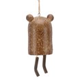 thumbnail image 3 of Animal Wind Chimes, Rustic Animal Wind Chimes Hanging Natural Resin Hand Made With Accessories For Gardens C Raccoon, 3 of 8