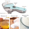 thumbnail image 3 of Measuring Cup Adjustable Spoon Kitchen Plastic Scale; Plastic Tablespoon Baking Dry Fluid Seasoning Scoop with Scale, L, 3 of 8