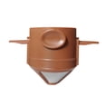 thumbnail image 2 of Metal Coffee Filter with Folding Ear Design for Portable Hand Brewed Drip Coffee – Stainless Steel Double-Layer Fine Mesh, 12 in x 12 in x 7.5 cm, 2 of 2