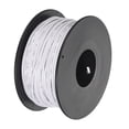 thumbnail image 1 of Uxcell 24AWG Stranded Wire Hookup 30M/100ft White, Electrical Wire UL1007 Spool, 1 of 6