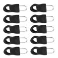 thumbnail image 2 of Bag Zipper Puller Detachable Clothes Zipper Slider Replacement Suitcase Zipper Slider Clothes Zip Head, Black, Size 5, 10pcs, 2 of 8