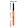 thumbnail image 3 of mtvxesu Dotting Tools French Manicure Brush -Two Way Nail Art Brush With Dotting Manicure Tool For Manicure Cuticle Clean Up Nail Art Design , Nail Dotting Pen Sale, 3 of 3
