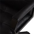 thumbnail image 4 of Simpli Home Foley Faux Leather Adjustable Swivel Office Chair in Black, 4 of 10