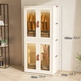 thumbnail image 1 of Garde-robe Pliable Simple Armoire Portable Armoire à Vêtements Chambre Chambre de Bébé Armoire Installation Rapide Gratuite Commode Armoire de Rangement, 1 of 3