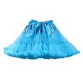 thumbnail image 1 of MesaSe Womens Multi-Layered Solid Pleated Tulle Tutu Puffy Party Club Cosplay Mini Skirt, 1 of 4