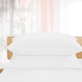 thumbnail image 3 of PiccoCasa Ensemble de Housse de Couette 3 Pcs en Microfibre Douce et Respirante Blanc Lit Simple, 3 of 7
