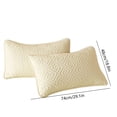 thumbnail image 3 of Yhmxh Bedding Pillowcases Standard Size Set Of 2 Decorative Quilted Pillowcases Skin-friendly Throw Blanket Machine Washable Microfiber Bed Sheet Set, 3 of 6