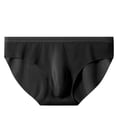 thumbnail image 1 of Mens Solid Color Ice Silk Seamless One Piece Briefs, 1 of 1