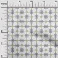 thumbnail image 1 of oneOone Georgette Viscose Fabric Square & Triangle Geometric Print Fabric By Yard 42 Inch Wide, 1 of 4