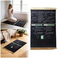 thumbnail image 2 of Black Multi Functional Prayer Rug For Daily Home Travel Use With English Reading Arabic Recitation Guidance 19.68X27.56In, 2 of 6