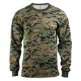 thumbnail image 3 of Rothco Long Sleeve Digital Camo T-Shirts - Woodland Digital Camo, 3X-Large, 3 of 3